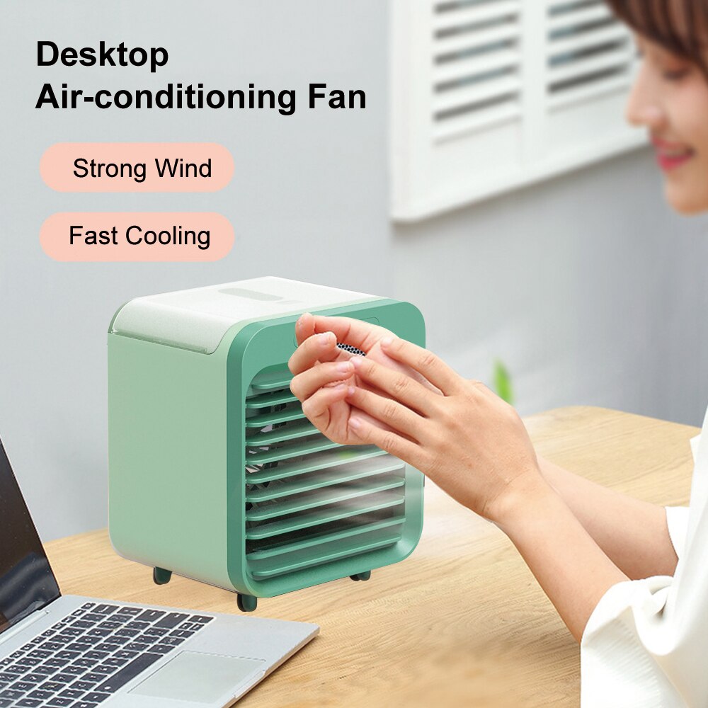 NEW Air Purifier Fan Air Conditioner USB Water Cooling Fan Desktop Protable Bedroom Low Noise Including Night Electric Fan