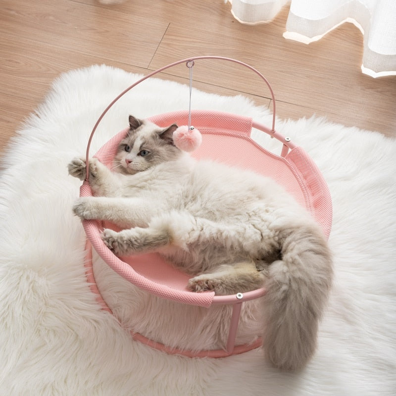 SHUANGMAO Cat Bed House Pet Small Cats Hammock Beds Mat for Kitten Window Lounger Indoor Nest Kennel Sleeping Puppy Cushion