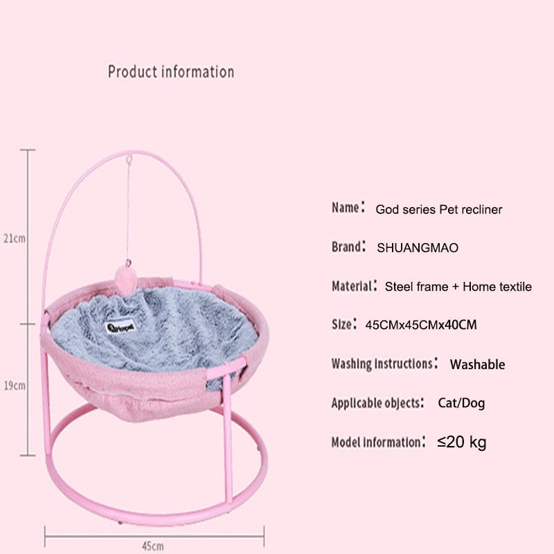 SHUANGMAO Cat Bed House Pet Small Cats Hammock Beds Mat for Kitten Window Lounger Indoor Nest Kennel Sleeping Puppy Cushion