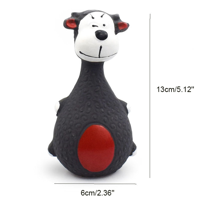 Cute Pet Toys Latex Squeaky Sound Toys Elephant Cow Bite-Resistant Puppy Toy Chew Teeth Cleaning Small Medium Dogs Pets Products