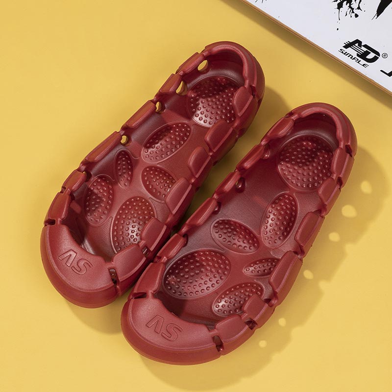 Summer Fashion Slippers Men Women Outdoor Wading Aqua Shoes Vamp Free Sandals No Upper EVA Shoes Male Cool Bathroom Slides