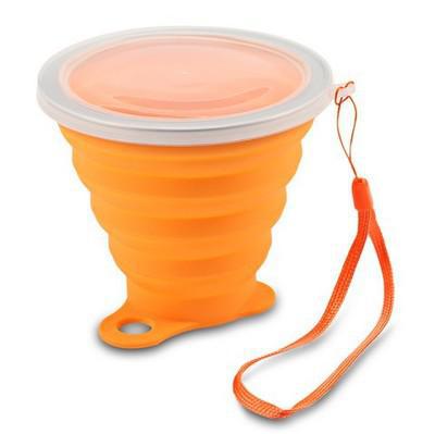 Folding Cups 270ml BPA FREE Food Grade Water Cup Travel Silicone Retractable Coloured Portable Outdoor Coffee Handcup