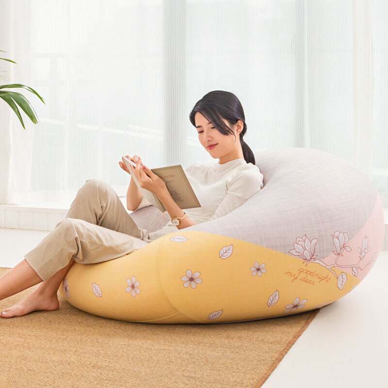 Single Inflatable Bean Bag Sofa Lazy Giant Futon Bean Bag Kids Small Tatami Lounge Modern Puff Sillon Beds Furniture WSW30XP