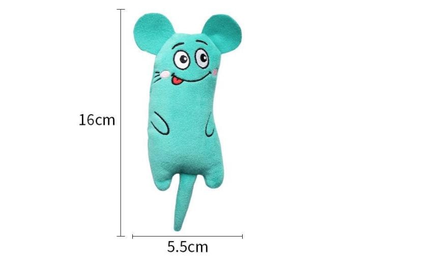 Cute Cat Toys Funny Interactive Plush Cat Toy Mini Teeth Grinding Catnip Toys Kitten Chewing Mouse Toy Pets Accessories