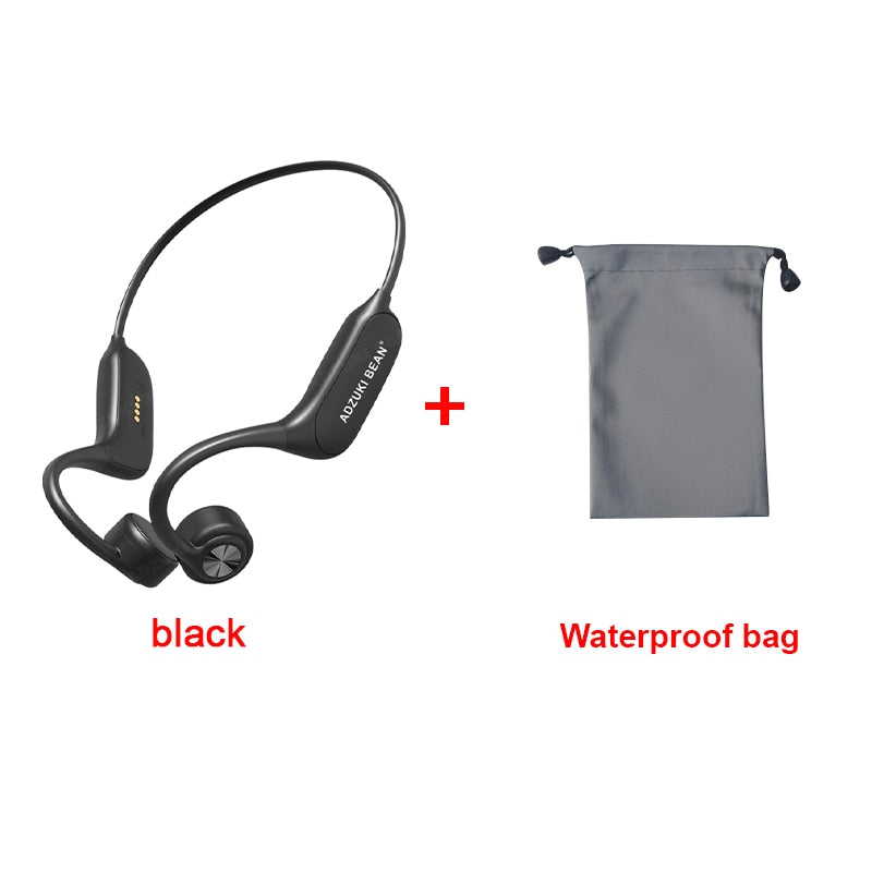 Adzuki bean IPX8 Swimming Headphones P8 Bone Conduction Earphone Bluetooth IP68 Pool Wireless Headset MP3 32G Earbuds Waterproof