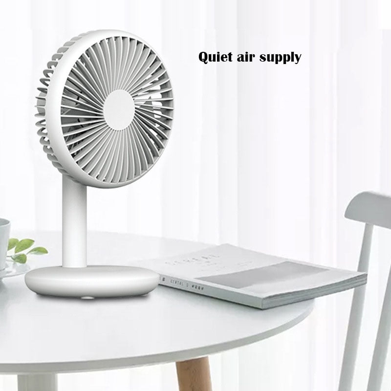 Xiaomi Portable Desk Fan USB Rechargeable Folding Cooling Fan Outdoor Camping Mini Floor Fan 4-Speed Home Silent Fan