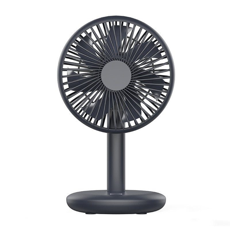 Xiaomi Portable Desk Fan USB Rechargeable Folding Cooling Fan Outdoor Camping Mini Floor Fan 4-Speed Home Silent Fan