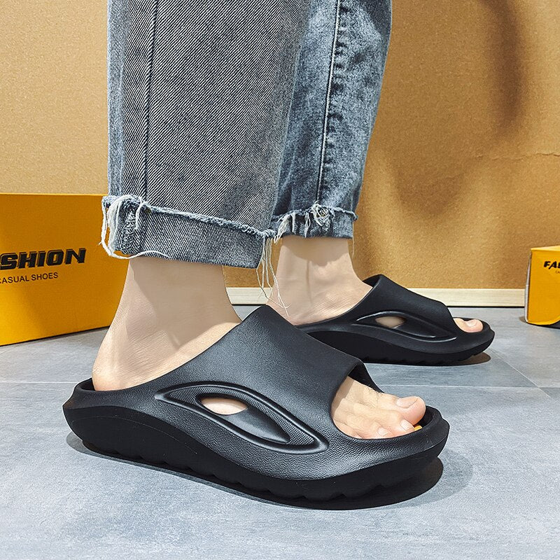 2023 New Luxury Men Women Slippers Outdoor Indoor Sandals Beach Casual Shoes EVA Soft Slides Men Flip-flops Summer Men's Sandal