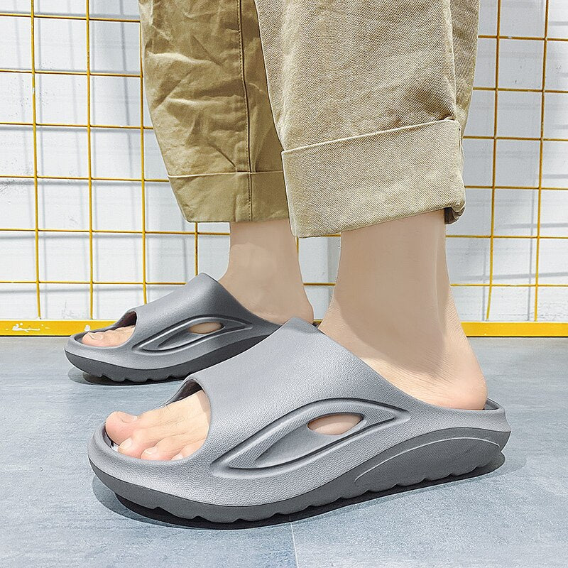 2023 New Luxury Men Women Slippers Outdoor Indoor Sandals Beach Casual Shoes EVA Soft Slides Men Flip-flops Summer Men's Sandal