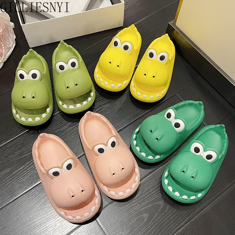 Women Cartoon Slippers 2022 Summer Fashion Home Anti-skid Soft Women's Shoes Outdoor Cool Indoor Household Cute Funny Slippers