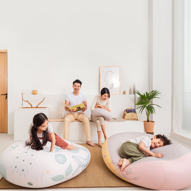 Single Inflatable Bean Bag Sofa Lazy Giant Futon Bean Bag Kids Small Tatami Lounge Modern Puff Sillon Beds Furniture WSW30XP