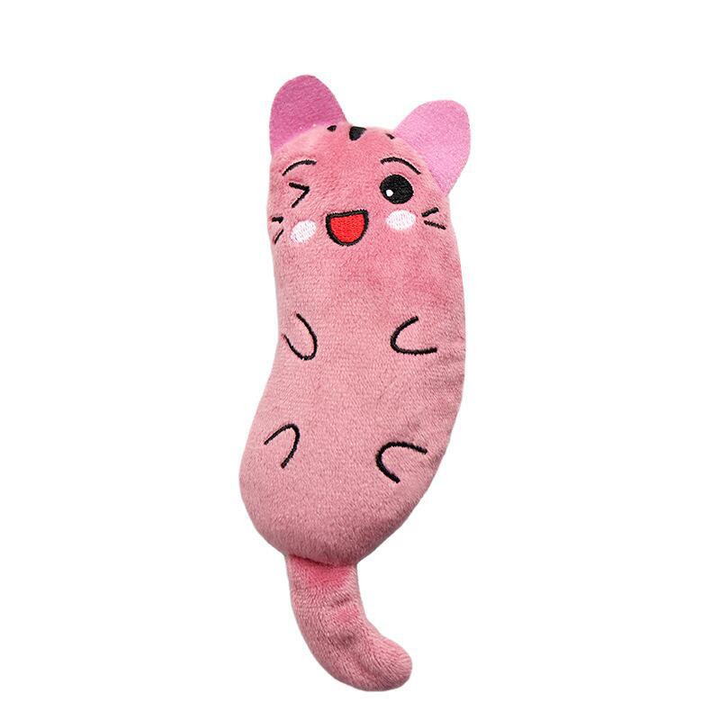 Cute Cat Toys Funny Interactive Plush Cat Toy Mini Teeth Grinding Catnip Toys Kitten Chewing Mouse Toy Pets Accessories