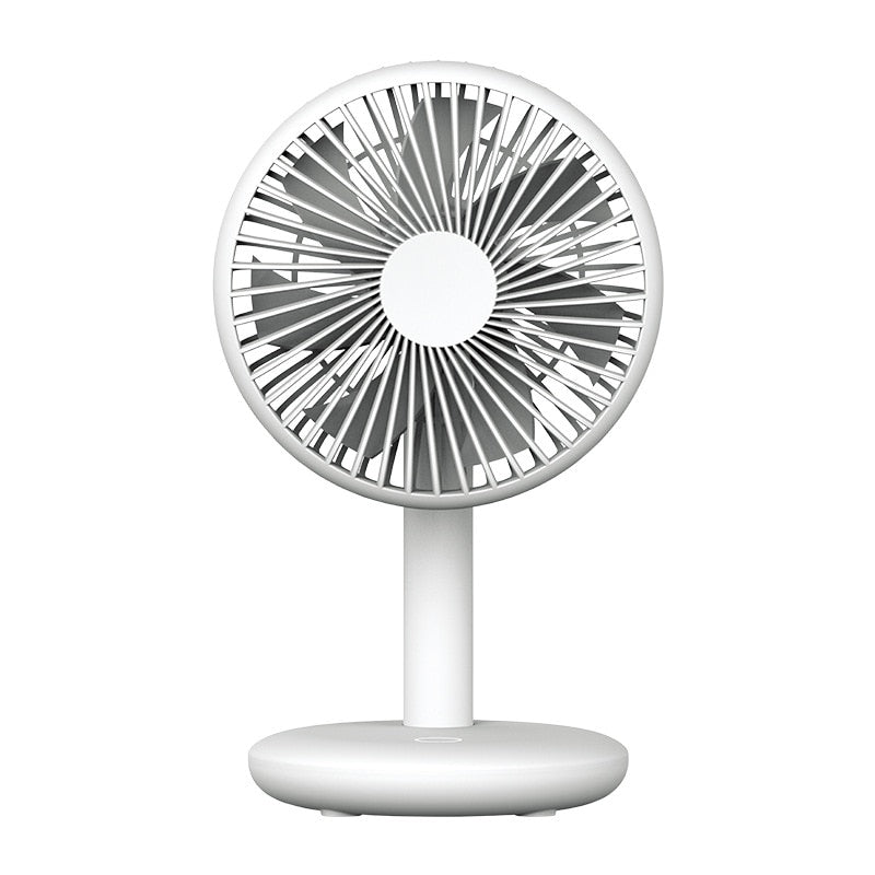 Xiaomi Portable Desk Fan USB Rechargeable Folding Cooling Fan Outdoor Camping Mini Floor Fan 4-Speed Home Silent Fan