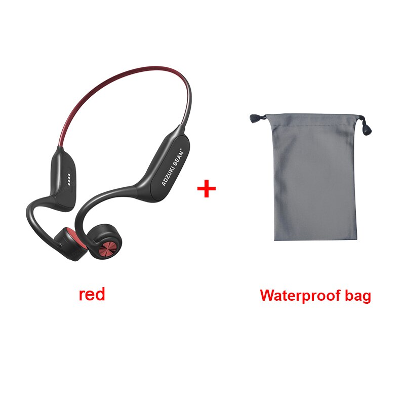 Adzuki bean IPX8 Swimming Headphones P8 Bone Conduction Earphone Bluetooth IP68 Pool Wireless Headset MP3 32G Earbuds Waterproof